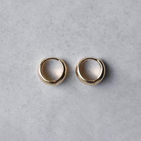 puffy metal hoop pierce S