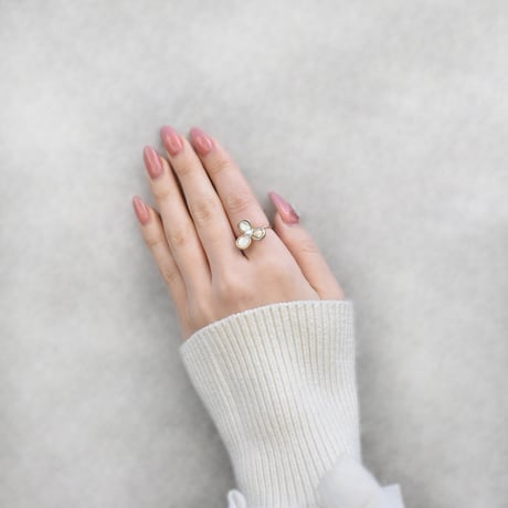 petal clover ring