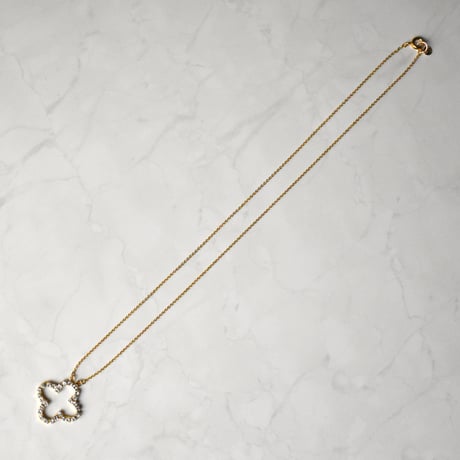 bloom rhinestone necklace