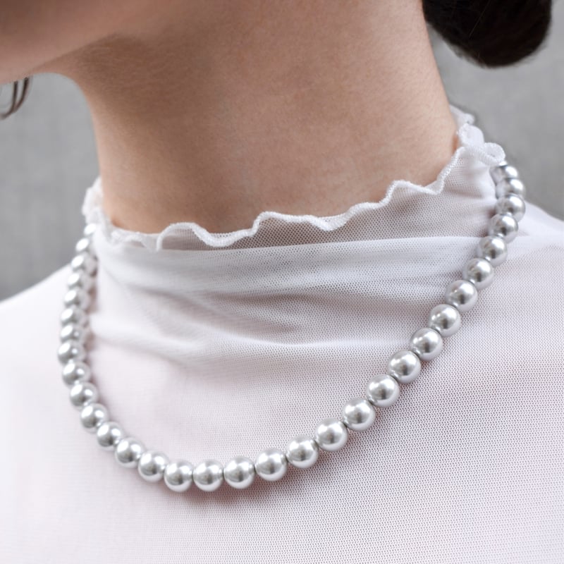 silver925 shell pearl necklace | ISRIE silver925 shell pearl necklace | ISRIE