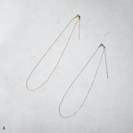 mirror cut necklace