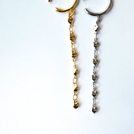 heart chain earcuff
