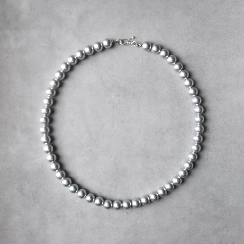 ネックレス・ペンダント +ENGBROX+ silver925 classical pearl necklace 4mm6mm EBNL2405 silver925 shell pearl necklace | ISRIE