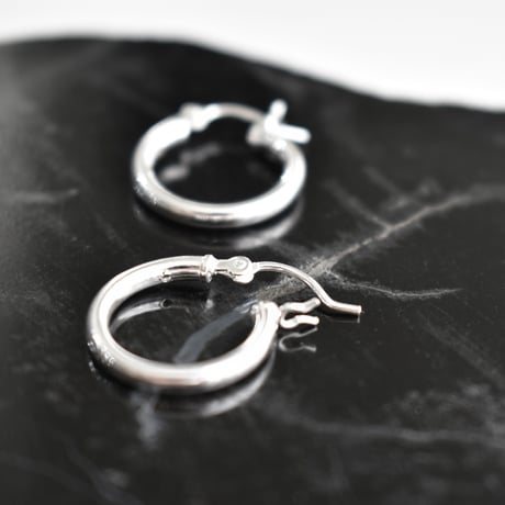 silver925 simple hoop pierce M