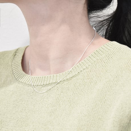 silver925 venetian chain necklace