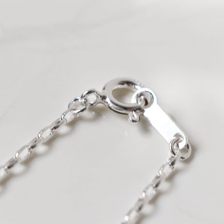 silver925 oval chain necklace