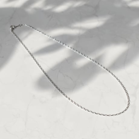 silver925 oval chain necklace