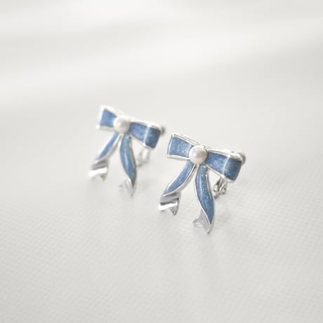 lily ribbon pierce / earring