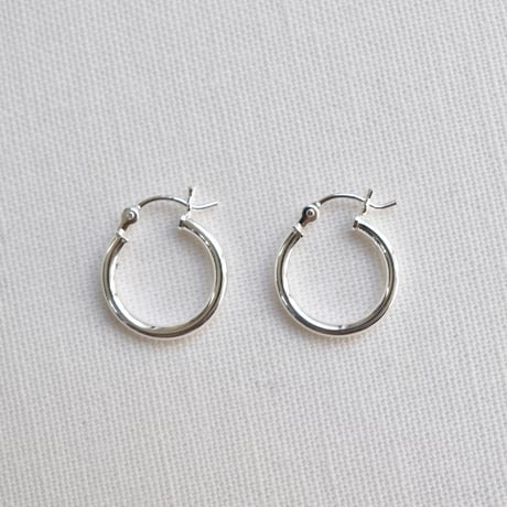 silver925 simple hoop pierce M