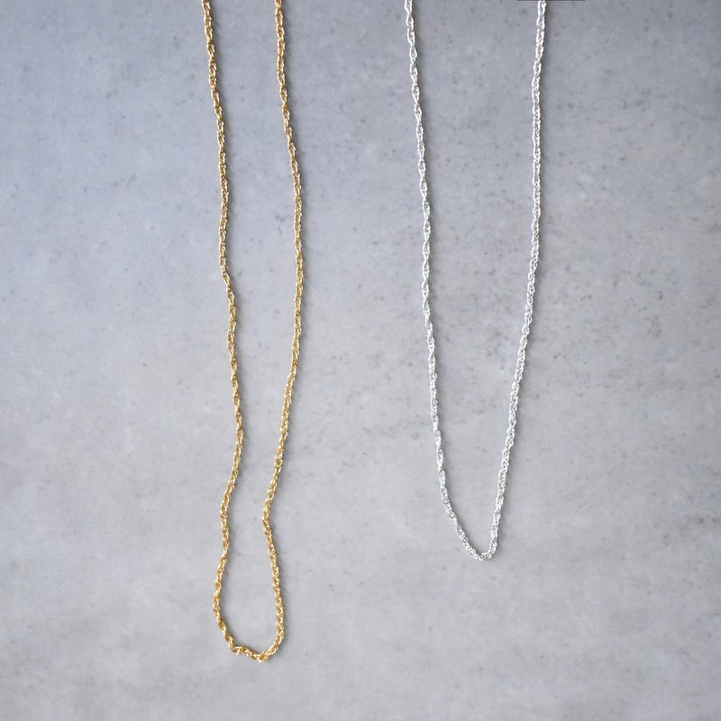silver925 thin chain necklace | ISRIE