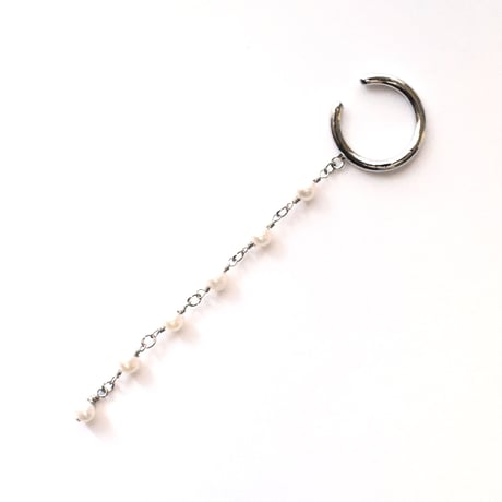 pearl chain earcuff