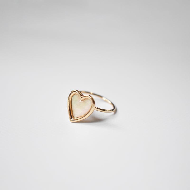 アクセサリー Loved one Shell Heart Ring shell heart ring M | ISRIE