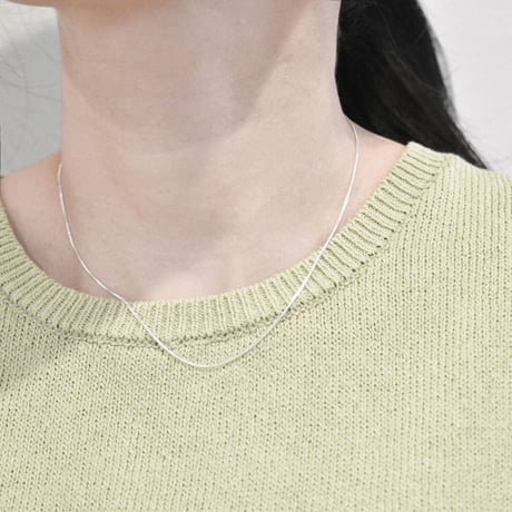silver925 venetian chain necklace