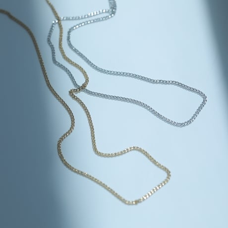 flat simple chain necklace