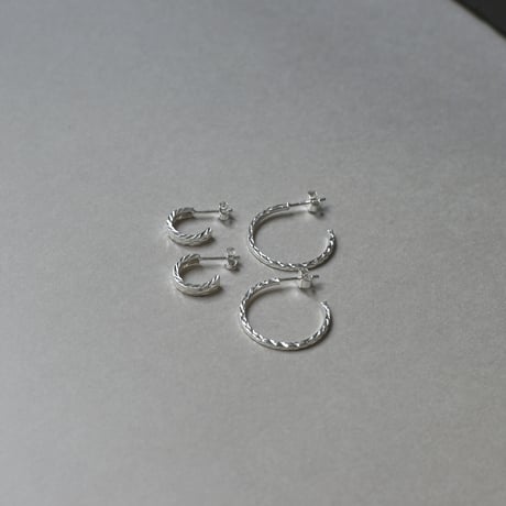 silver925 thick hook pierce