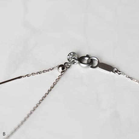 mirror cut necklace