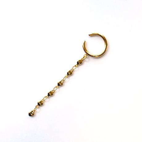 heart chain earcuff