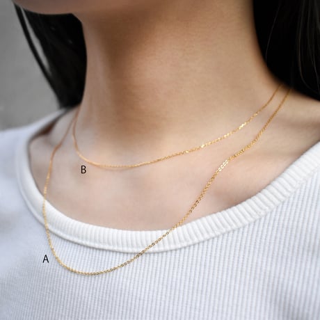 mirror cut necklace