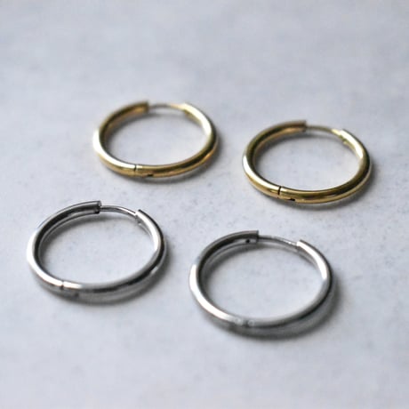 stainless hoop pierce M