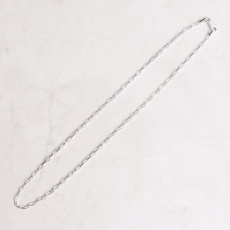 silver925 square chain necklace