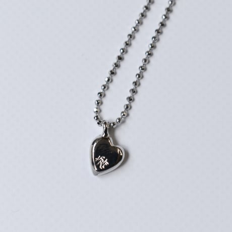 shell heart necklace S