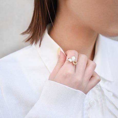 petal clover ring