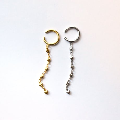heart chain earcuff