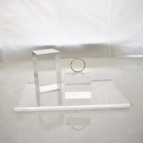 14KGF Free size design ring
