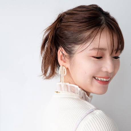 tansui drop ribbon pierce / earring
