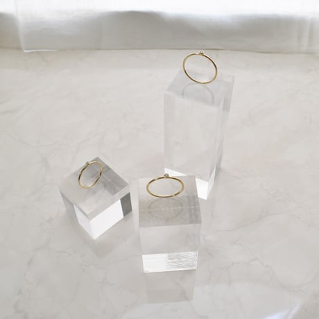 14KGF cubic zirconia skinny ring