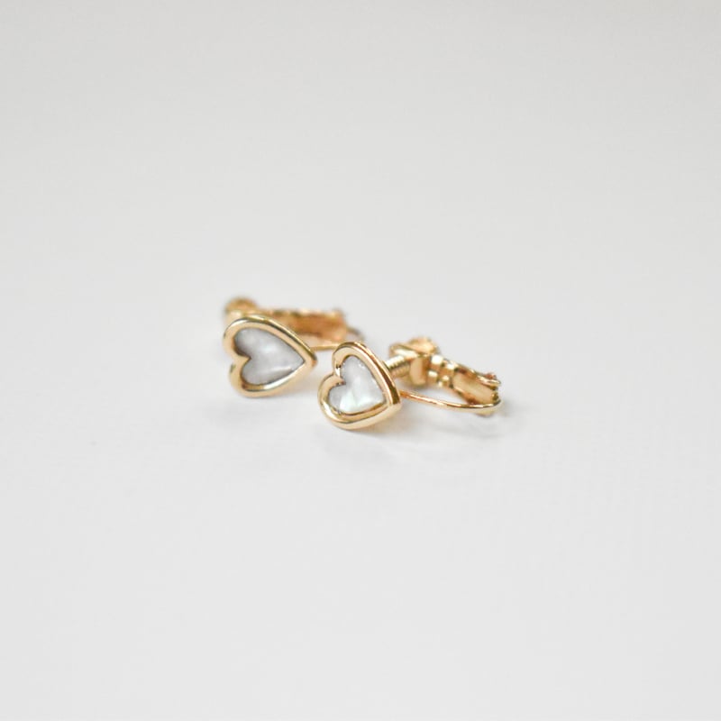 AkariH☆Heart shell pierce shell heart pierce / earring S | ISRIE