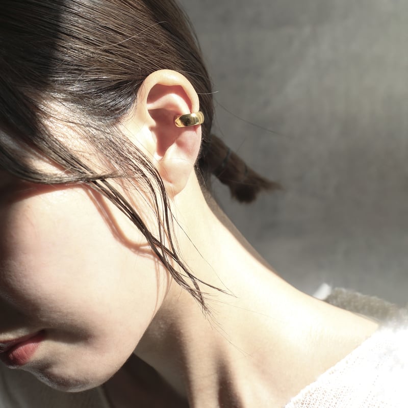 stainless thick plain ear cuff | ISRIE