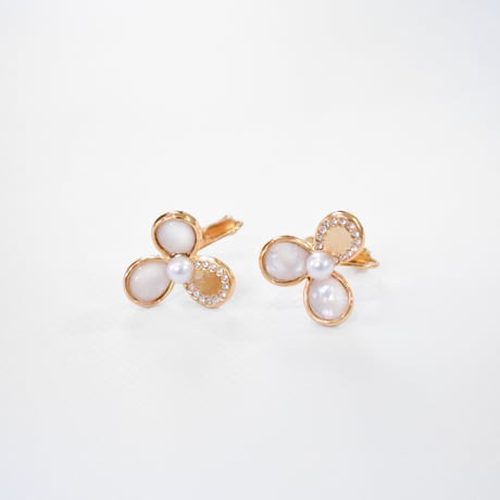 petal clover pierce/earring