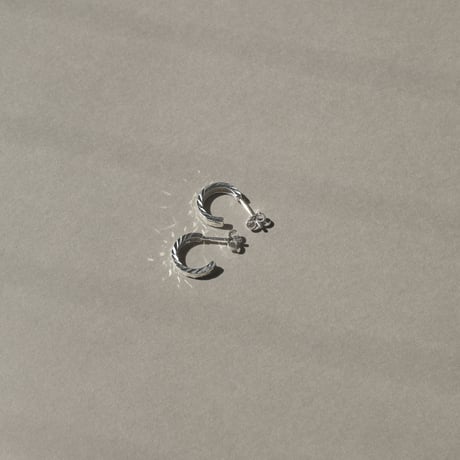 silver925 thick hook pierce