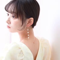 lane baroque glass pearl pierce/earring M