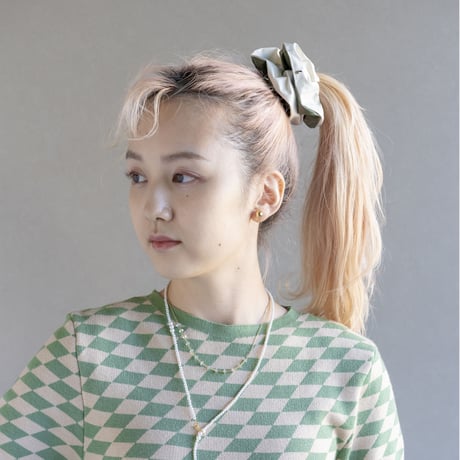 bicolor fake leather  hair accessory