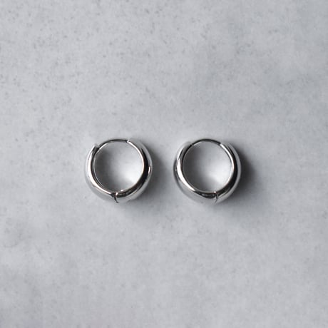 puffy metal hoop pierce S