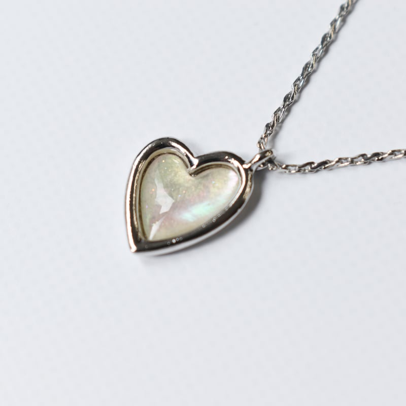 shell heart necklace M | ISRIE