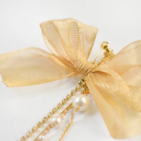 fleuret ribbon pierce / earring