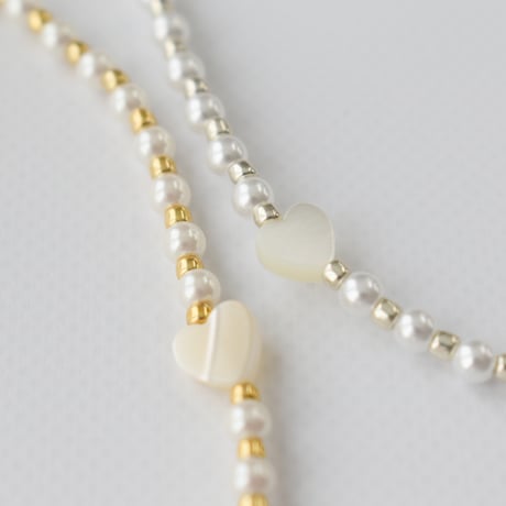 sunlit heart necklace