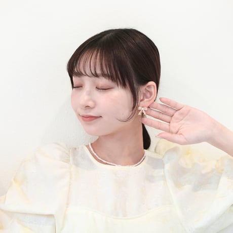 lily ribbon pierce / earring