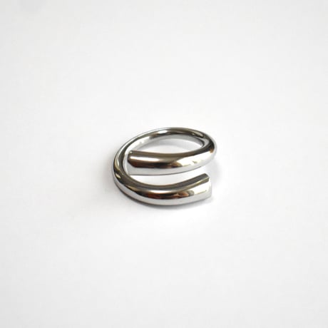 stainless  two lines volume ring