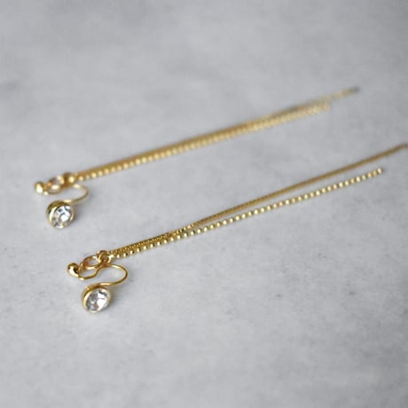glow long chain pierce / earring A