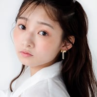mini ribbon dust pierce / earring