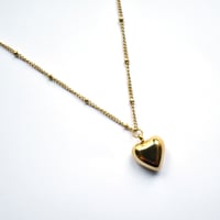 stainless  design chain heart necklace