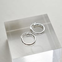 silver925 simple hoop pierce M