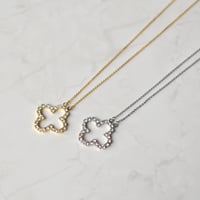 bloom rhinestone necklace