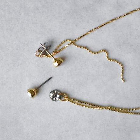glow long chain pierce / earring A
