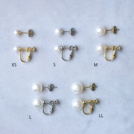shell pearl earring XS - LL