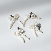 tansui petit ribbon pierce / earring